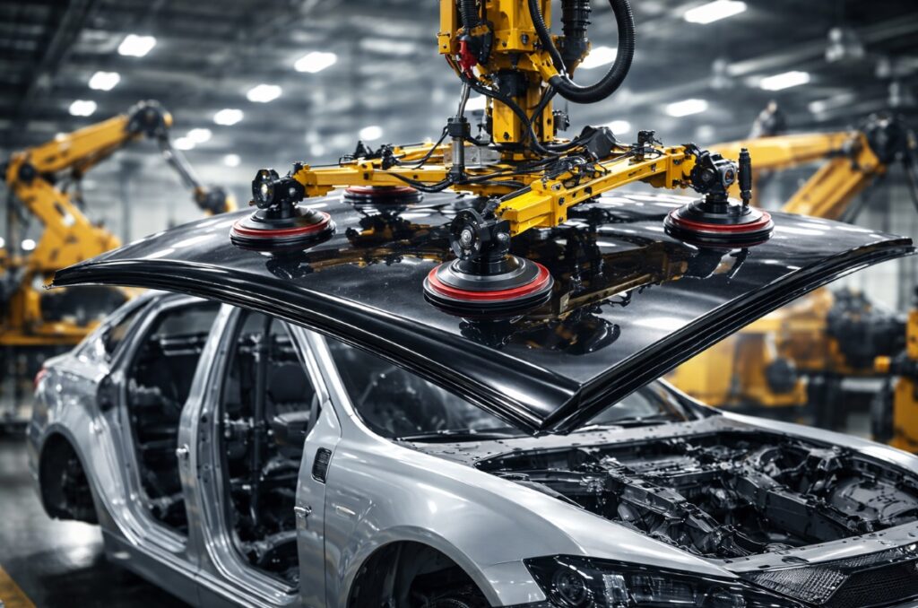 Vacuum lifting in de auto-industrie